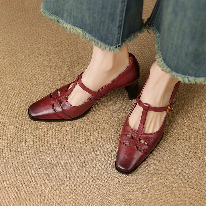 Talons en cuir véritable Tyla
