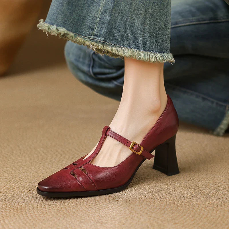 Talons en cuir véritable Tyla