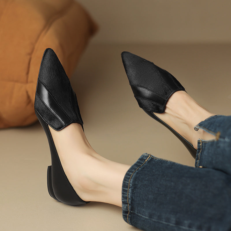 Kiara Genuine Leather Flats