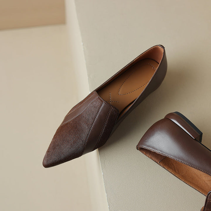 Kiara Genuine Leather Flats