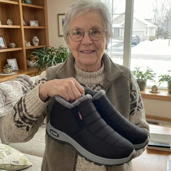 Brielle | Quilted Waterproof Slip-On Ankle Boots