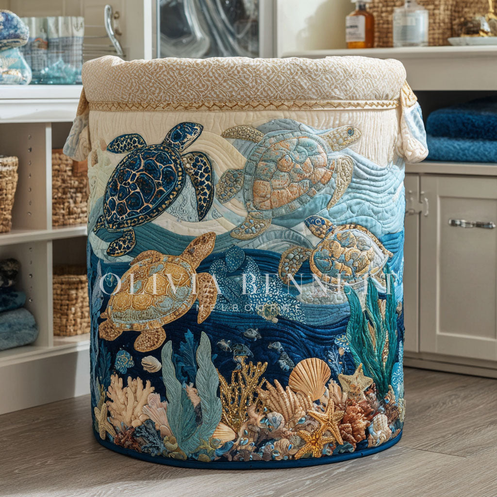 PEARL | SHELL SHINE LAUNDRY BASKET