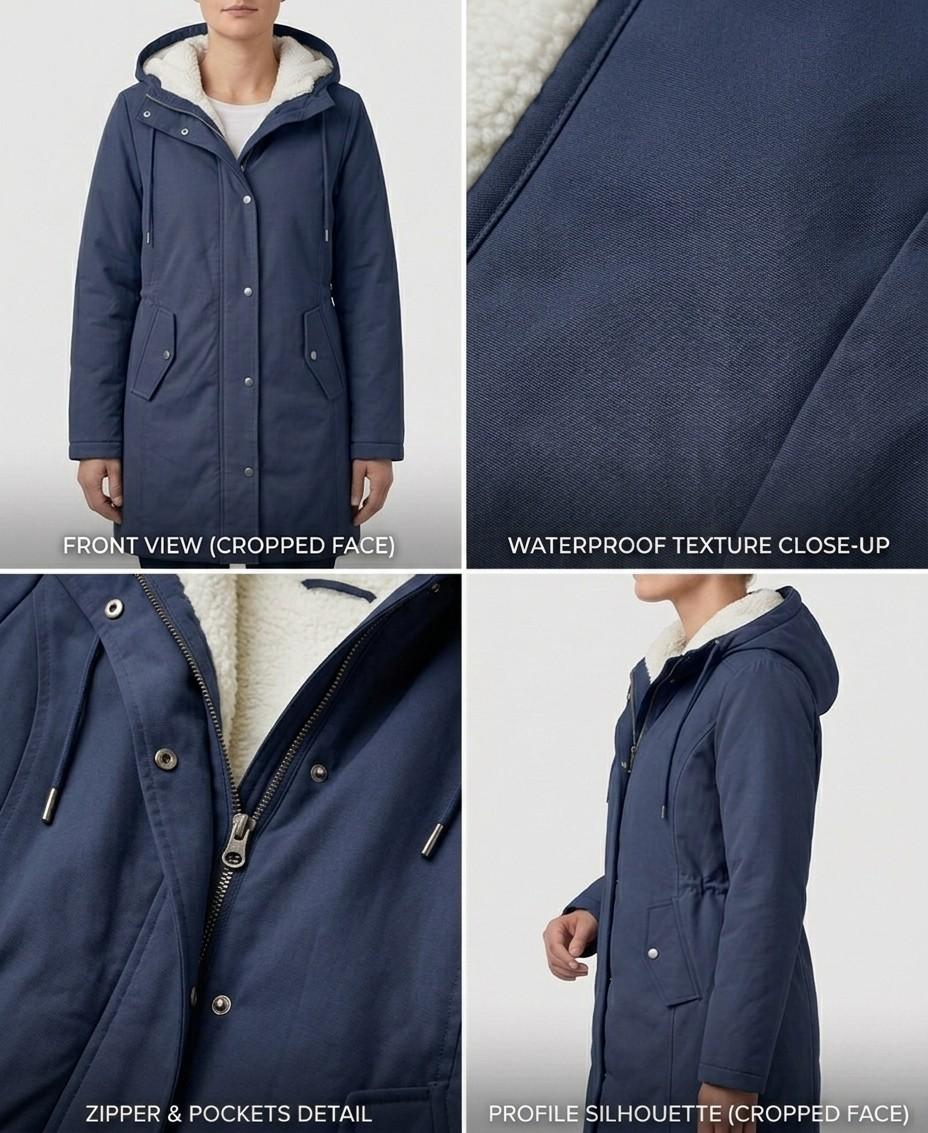 Adriana | Long Waterproof Parka