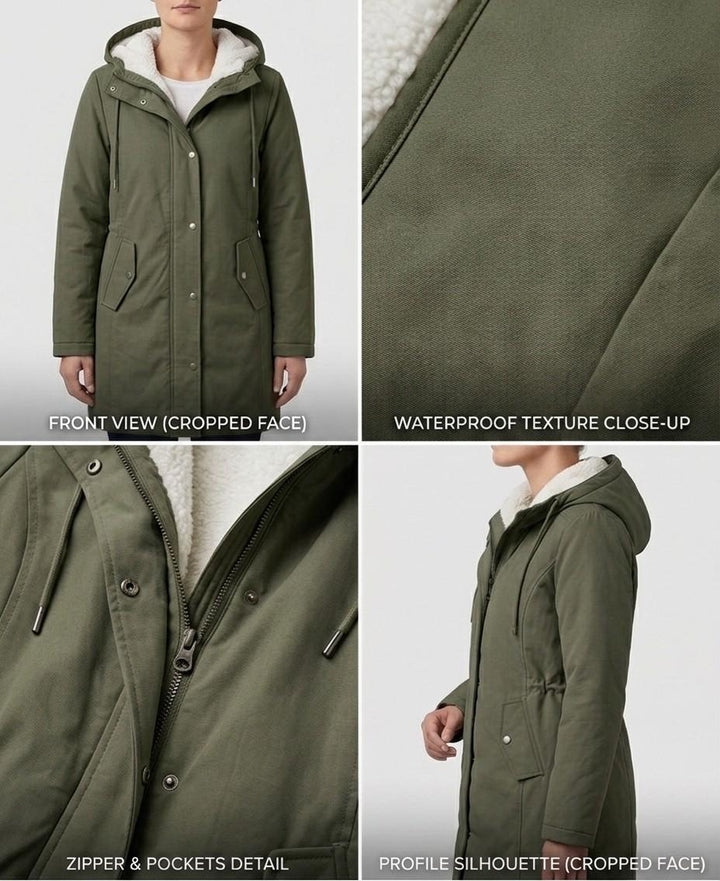 Adriana | Long Waterproof Parka
