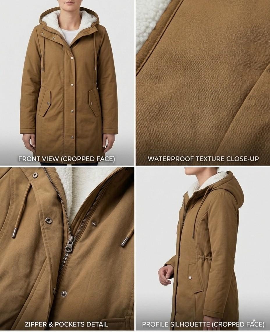 Adriana | Long Waterproof Parka