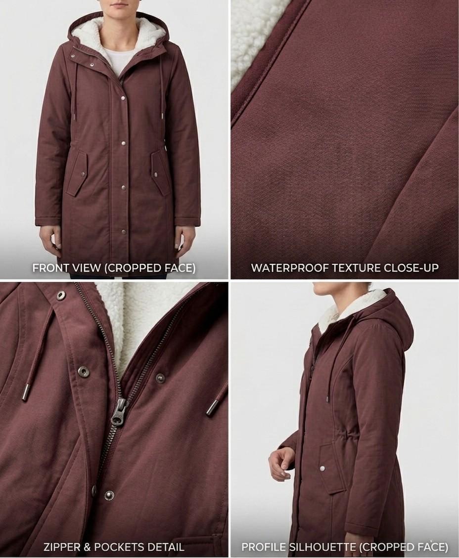 Adriana | Long Waterproof Parka