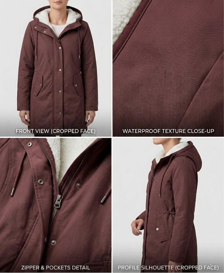 Adriana | Long Waterproof Parka