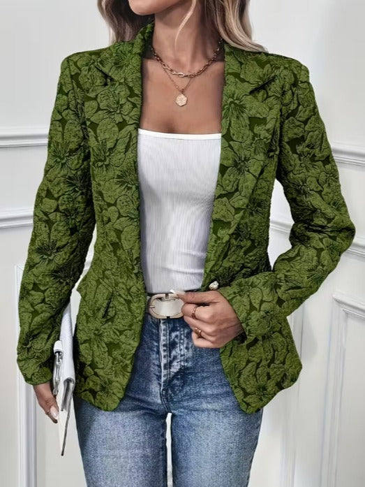 Deborah | Paisley Jacquard Blazer