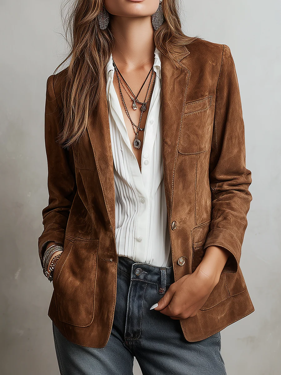 Susan | Vintage Brown Blazer