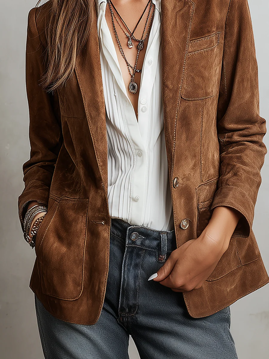 Susan | Vintage Brown Blazer