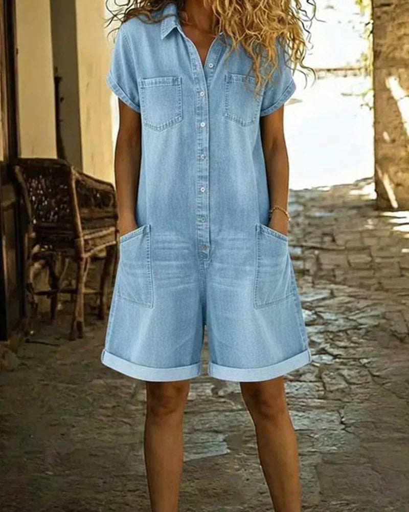 Leticia | Denim Jumpsuit