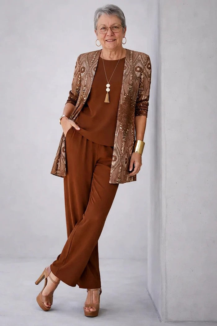 Jenilyn - Elegant Classic Three-Piece Set