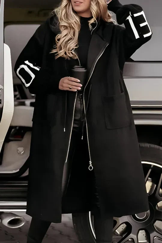 Alessandra | Water-Repellent Patchwork Jacket with Hood