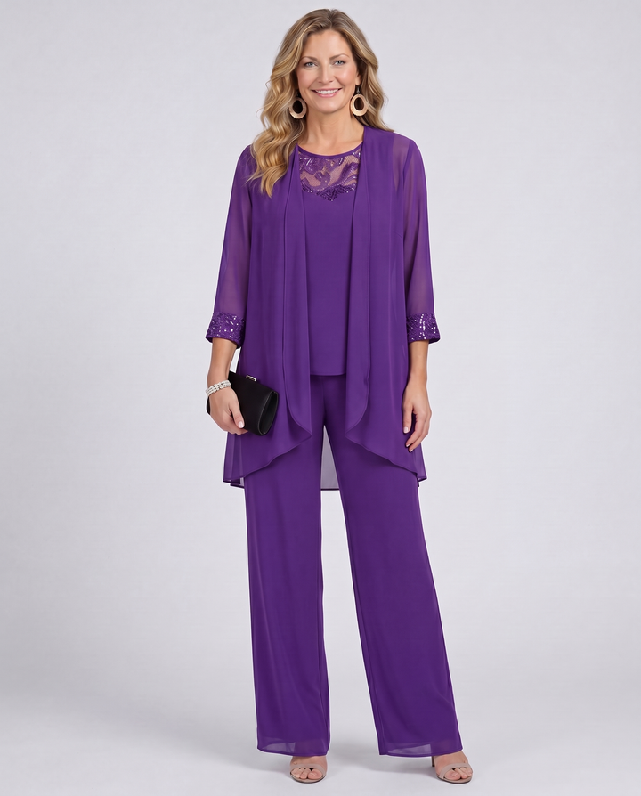 Lillie™ - Minimalist style classic three-piece set