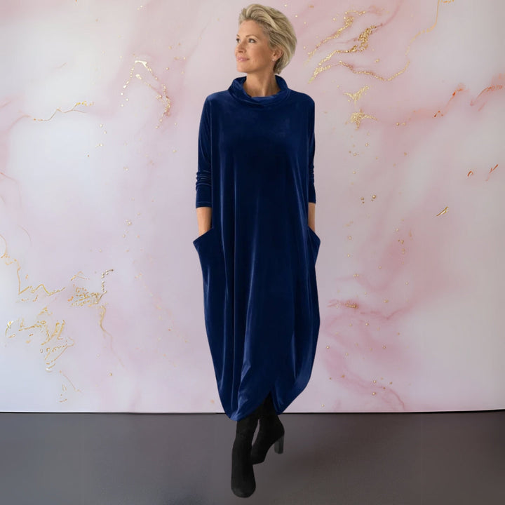 Caroline | Elegant Velvet Maxi Dress