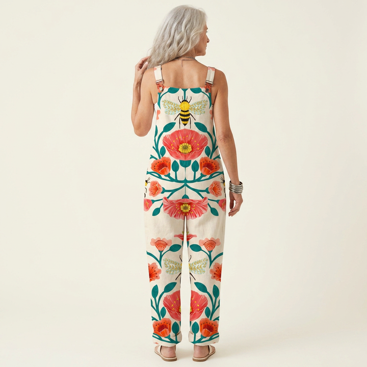 Maria | Comfortable Printed Overalls