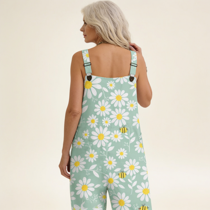Amanda | Comfortable Printed Overalls
