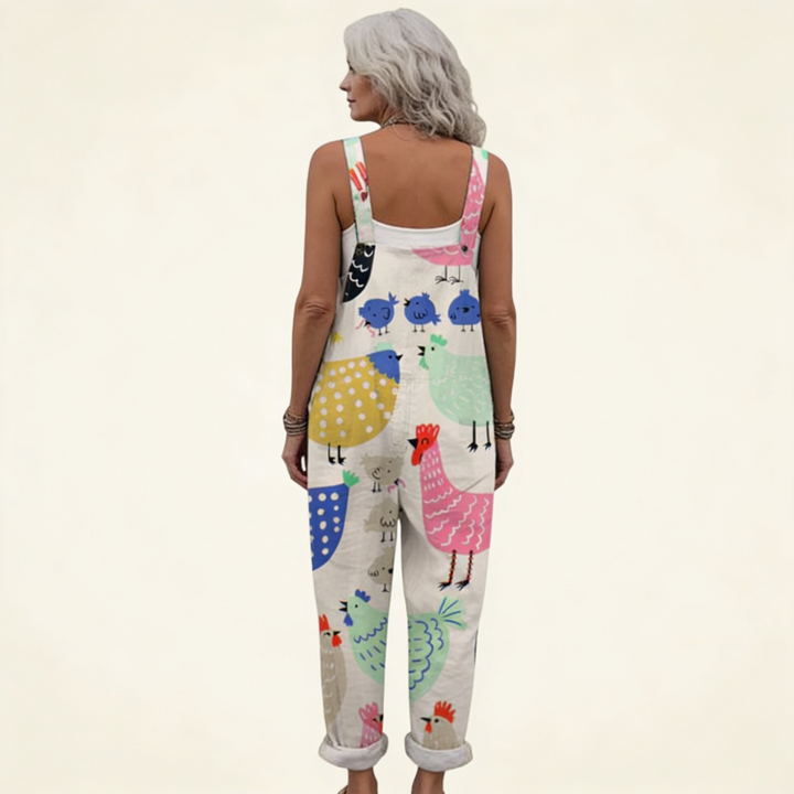 Nina | Comfortable Printed Overalls