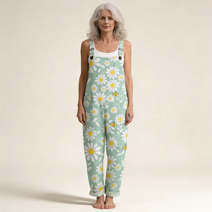 Amanda | Comfortable Printed Overalls