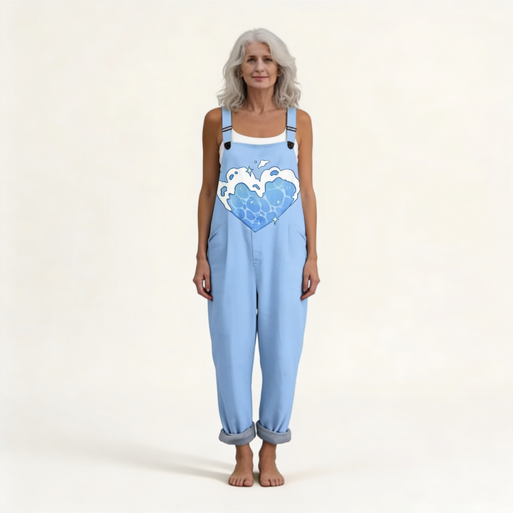 Sandra | Comfortable Printed Overalls