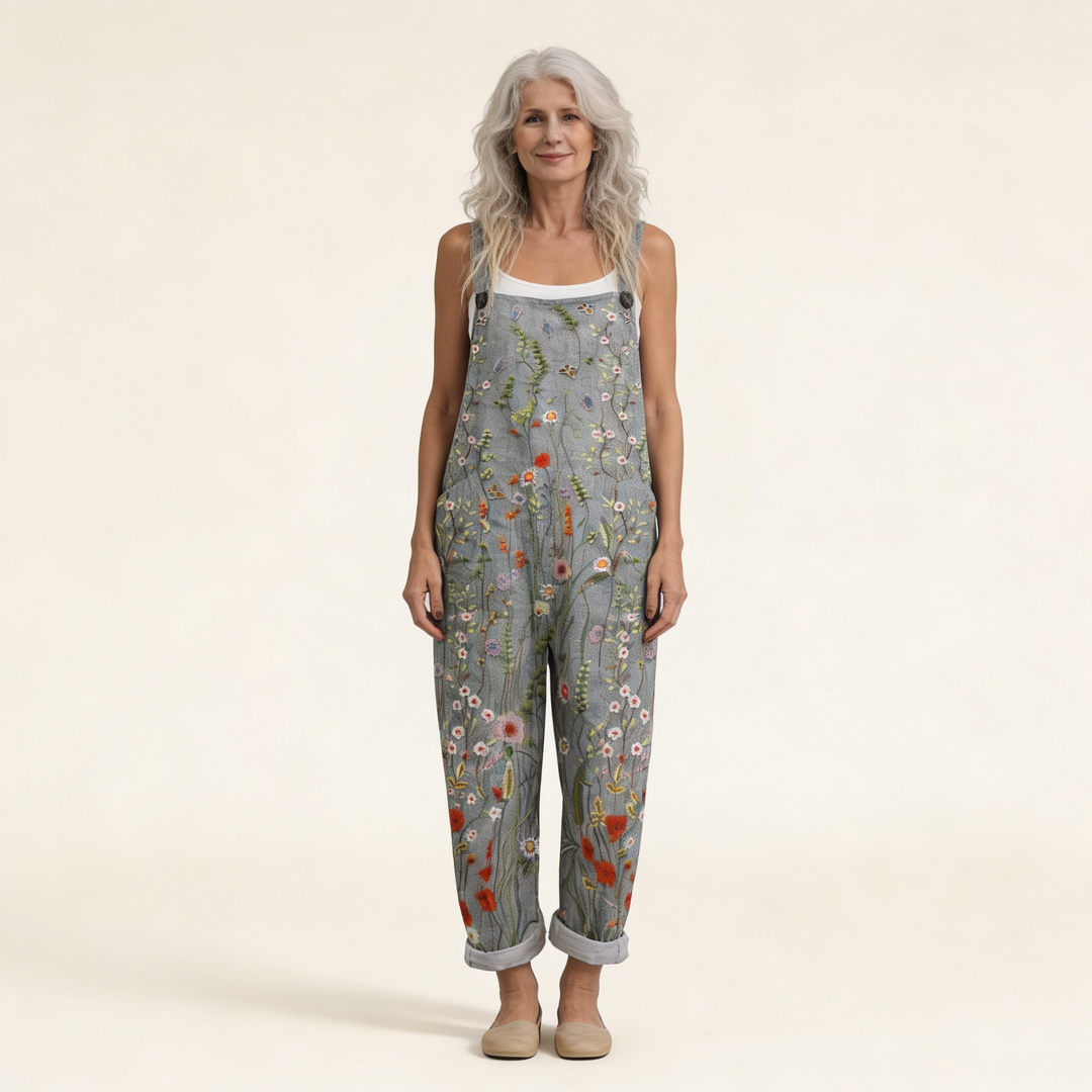 Lucie | Comfortable Printed Overalls