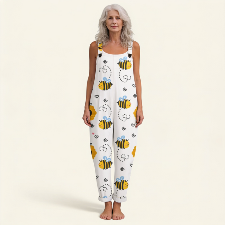 April | Comfortable Printed Overalls