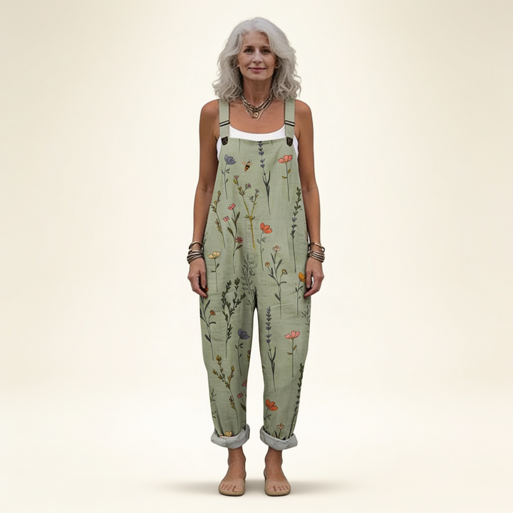 Lucie | Comfortable Printed Overalls