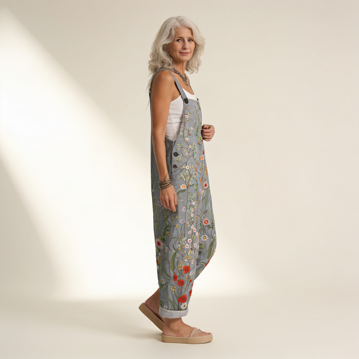 Lucie | Comfortable Printed Overalls