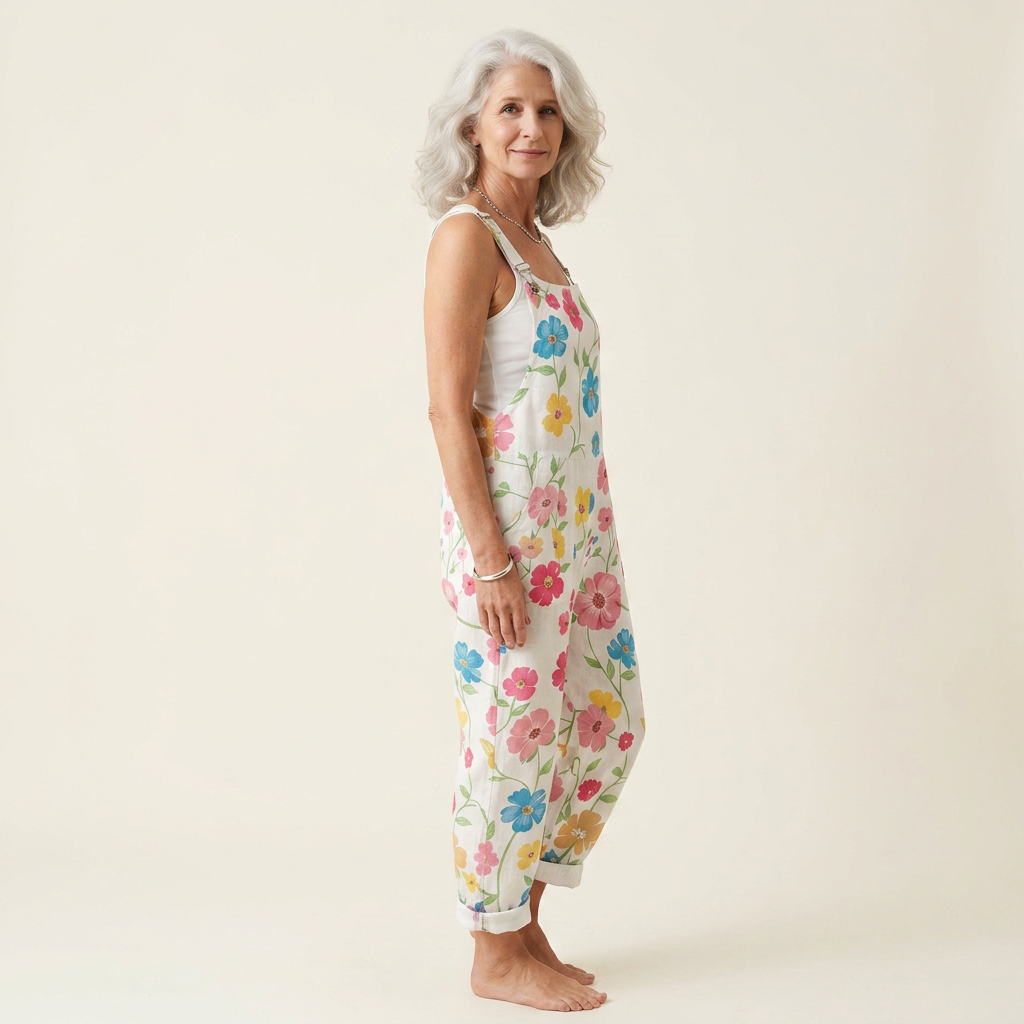 Monica | Comfortable Printed Overalls
