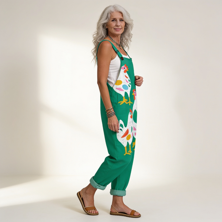 Marissa | Comfortable Printed Overalls