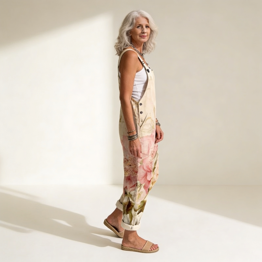 Jennifer | Comfortable Printed Overalls