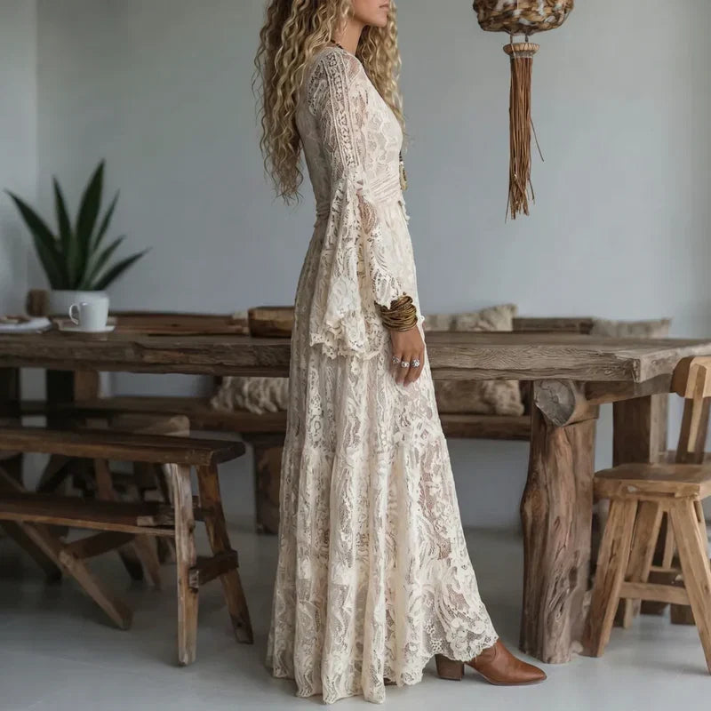 Luisa - Vintage Long Mermaid Cut Dress