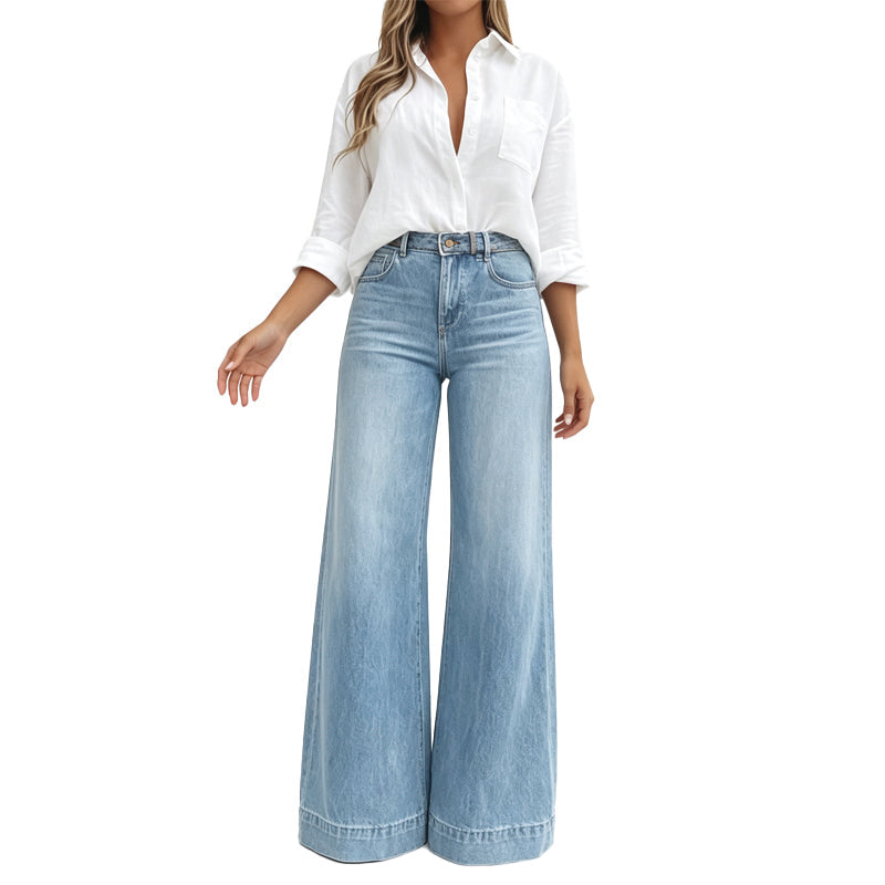 Lucia | Wide Leg Jeans with Lengthening Effect