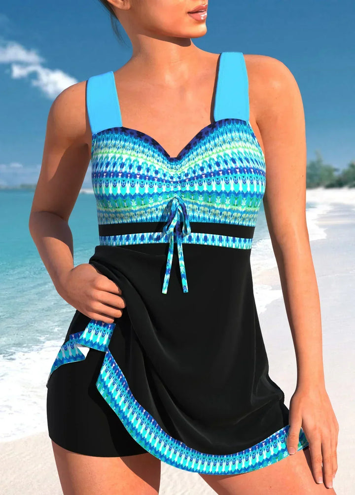 Véronique | Tummy Control Swimdress – Flattering Fit & Built-in Shorts