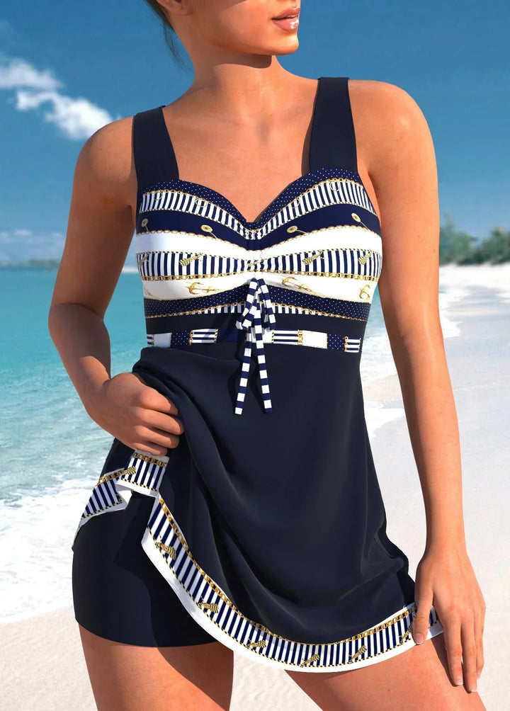 Véronique | Tummy Control Swimdress – Flattering Fit & Built-in Shorts